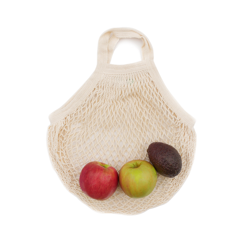 Organic Cotton String Bag (Short Handle) - The Good Fill
