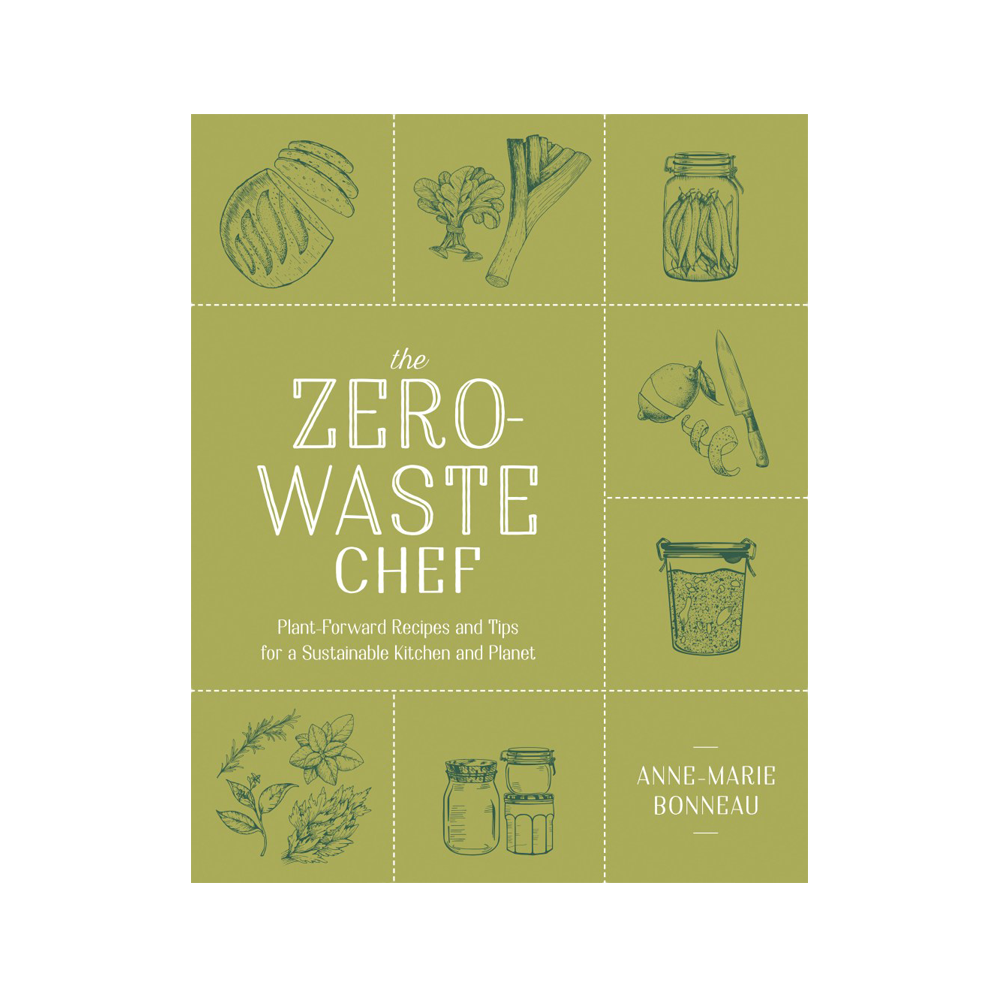 Paper back book, The Zero-Waste Chef for zero waste home recipes